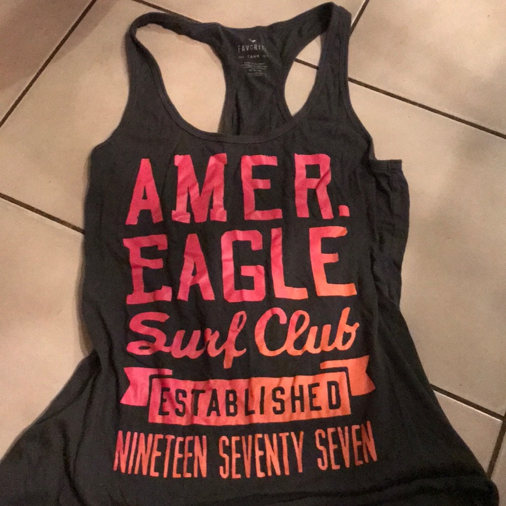 American Eagle Graphic Tank Top
